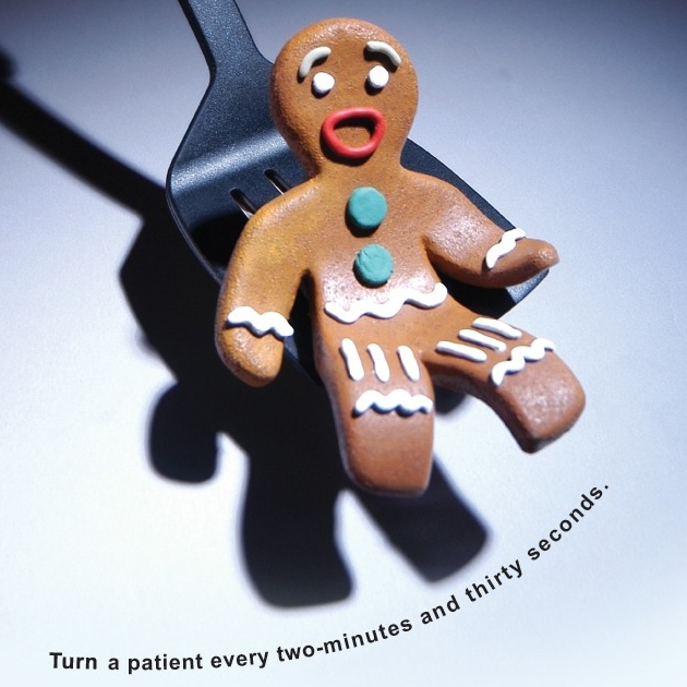 Creative B2B tech advertising concept featuring Gingerbread Man — brand storytelling campaign